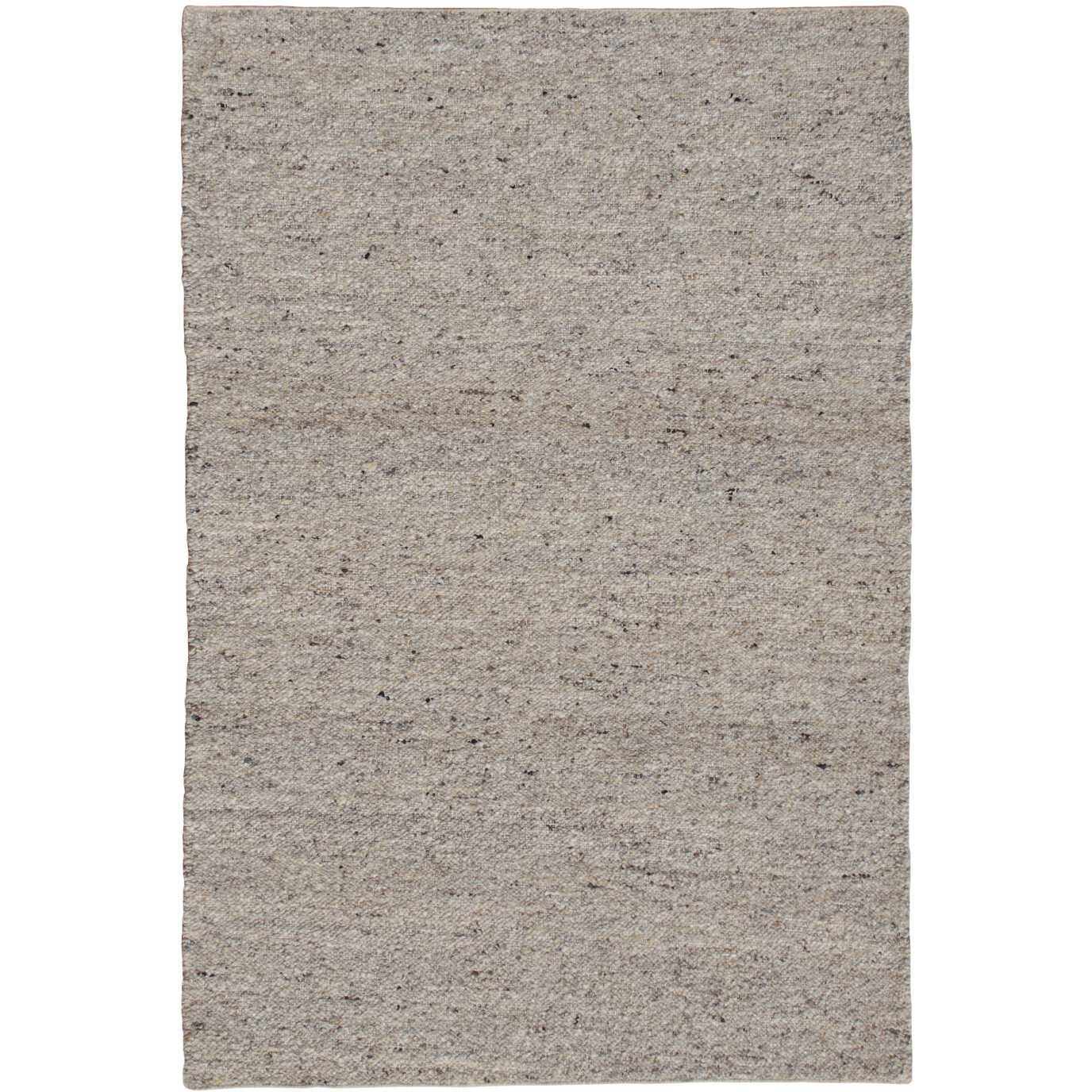 9' X 12' Beige and Gray Hand Woven Area Rug