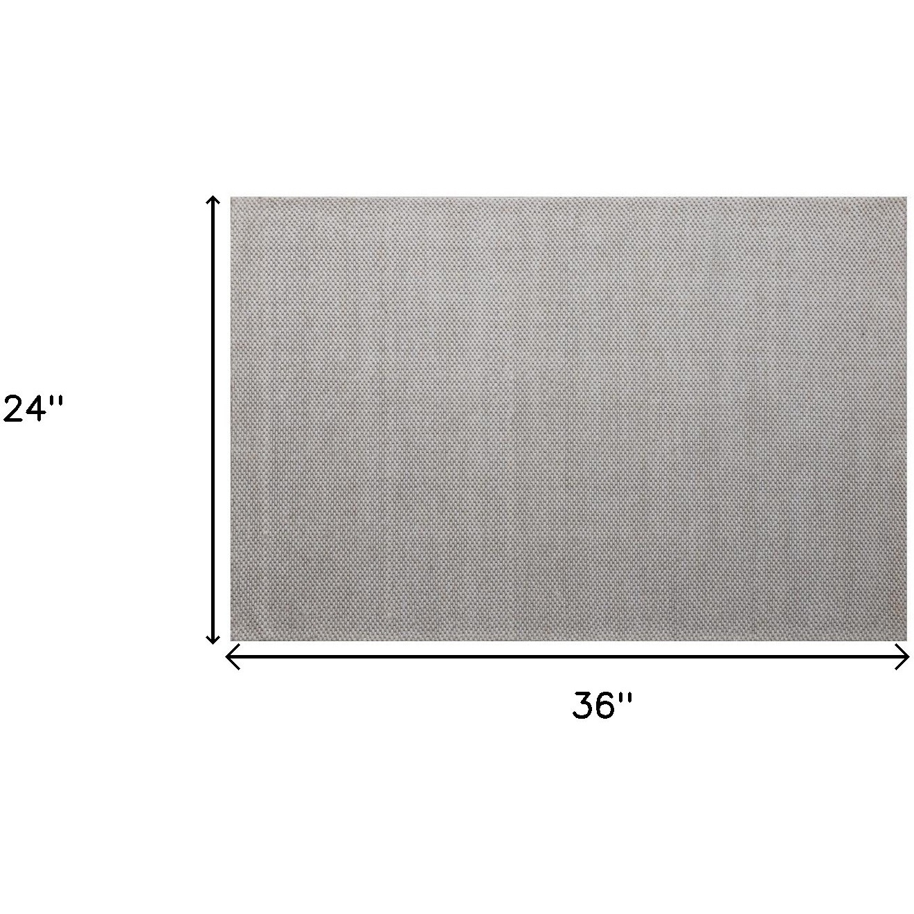 2' X 3' Beige Wool Hand Woven Area Rug