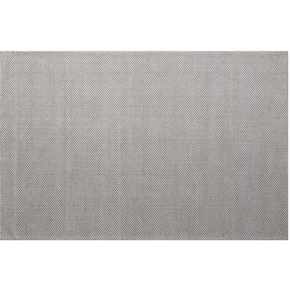 2' X 3' Beige Wool Hand Woven Area Rug