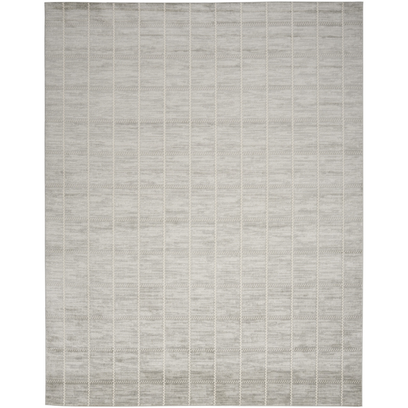 5' X 7' Gray Geometric Area Rug