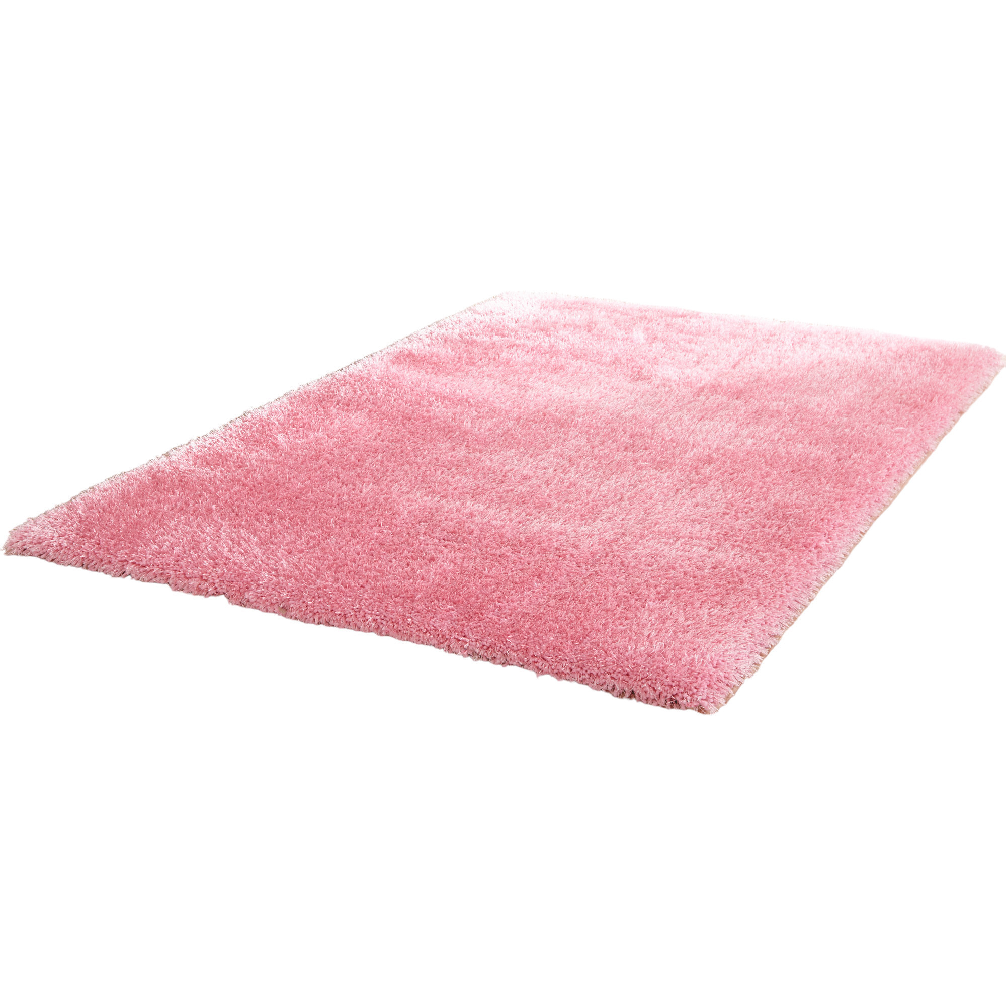 8' X 11' Pink Shag Hand Tufted Area Rug