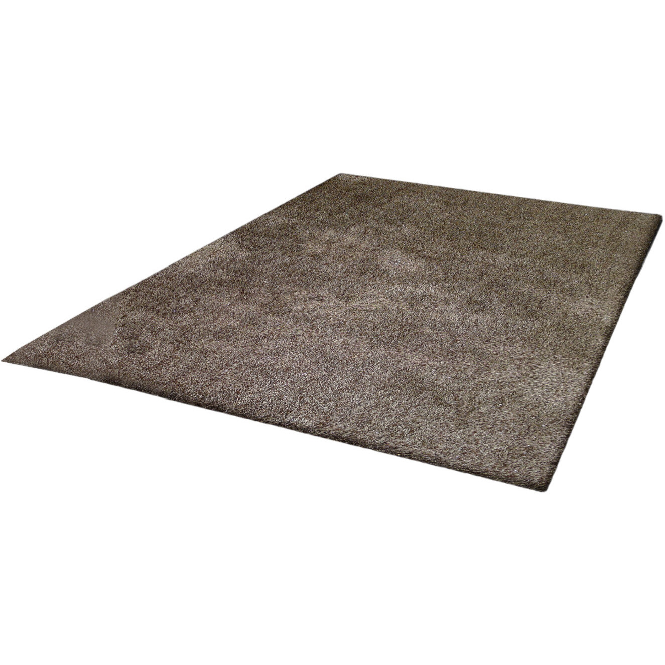 8' X 11' Brown Shag Hand Tufted Area Rug