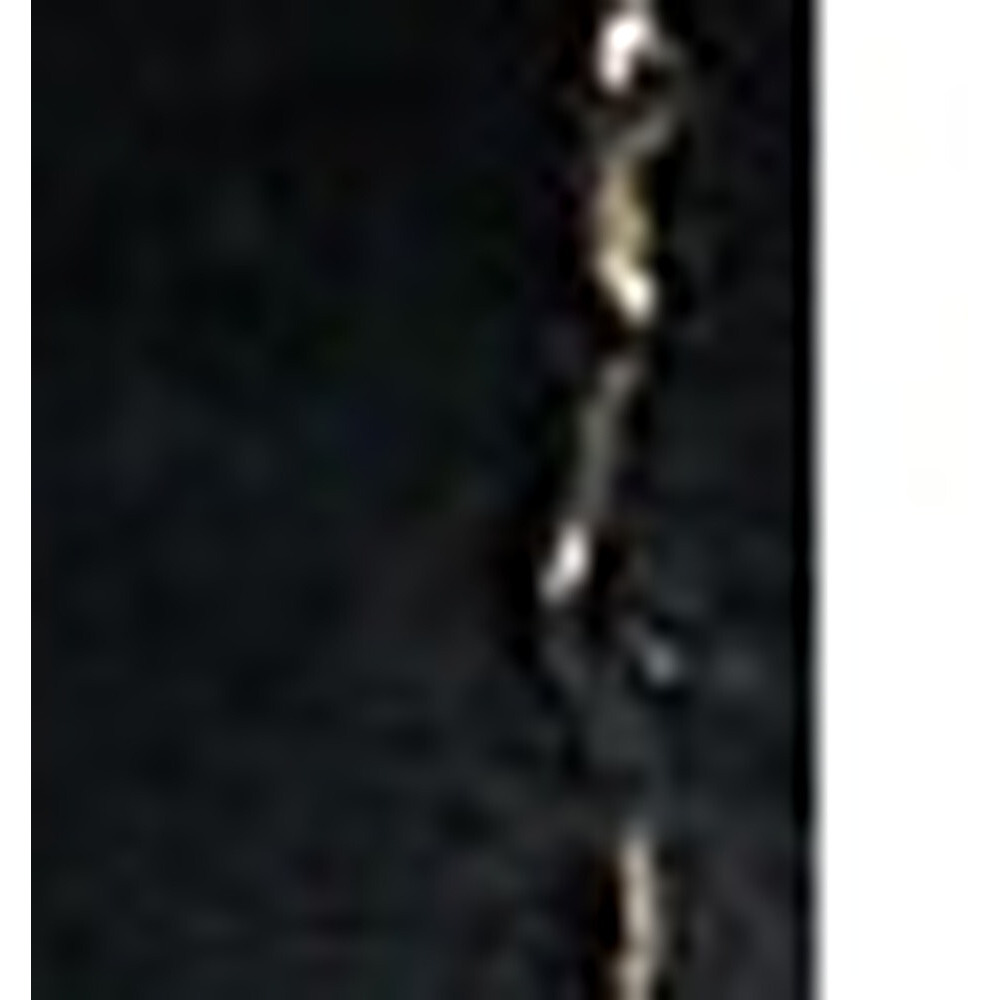 3' X 5' Black and Gold Faux Fur Abstract Shag Non Skid Area Rug
