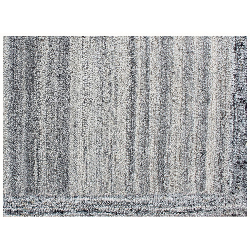 5' X 8' Gray Abstract Hand Tufted Non Skid Area Rug
