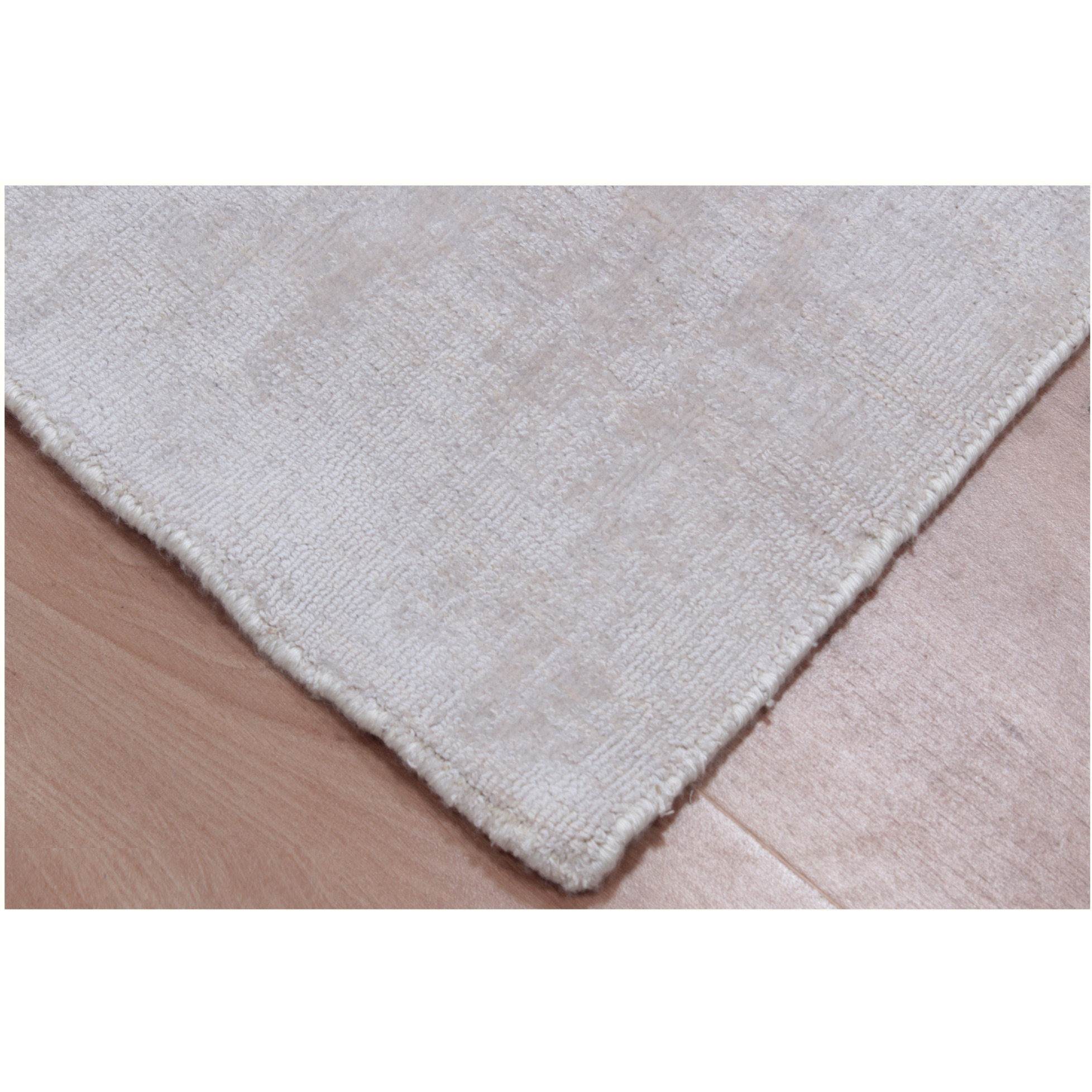 8' X 10' Taupe Hand Loomed Area Rug
