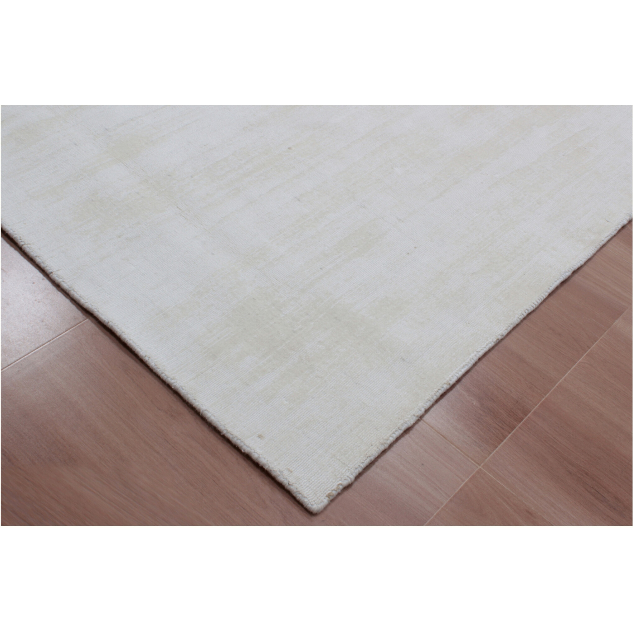 9' X 12' Ivory Hand Loomed Area Rug