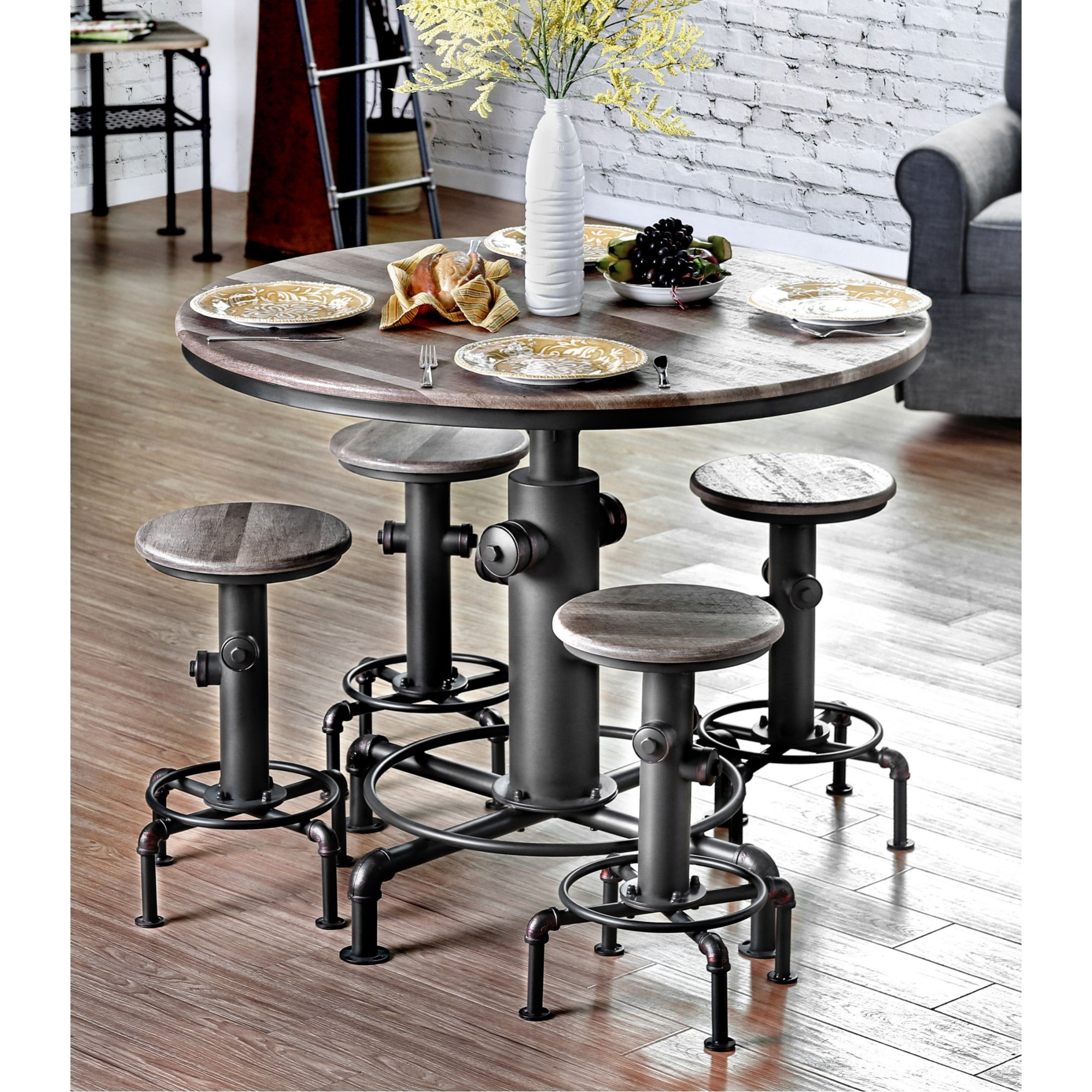 Conan Round Seat Counter Height Stool