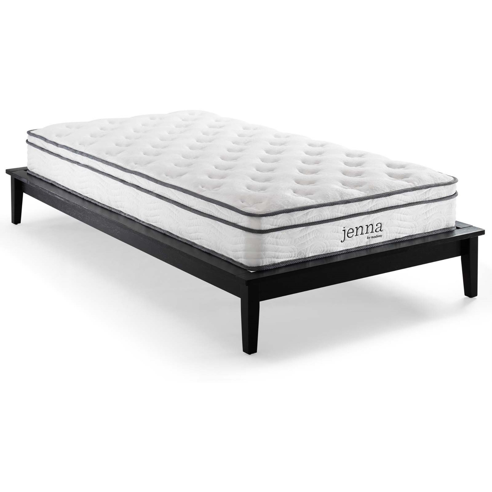 Jenna 8" Narrow Twin Innerspring Mattress White