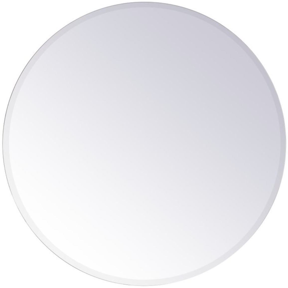 Gracin Round Mirror 36 inch in Clear