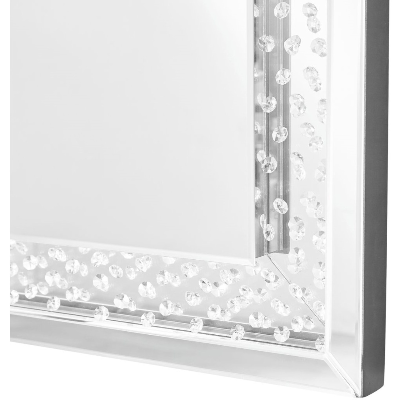 Sparkle 31 in. Contemporary Rectangle Mirror in Clear