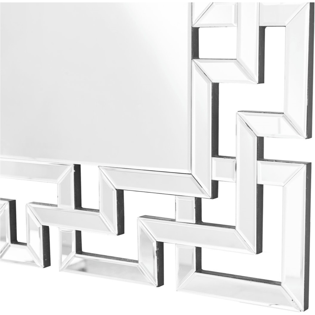 Sparkle 37.5 in. Contemporary Rectangle Mirror in Clear