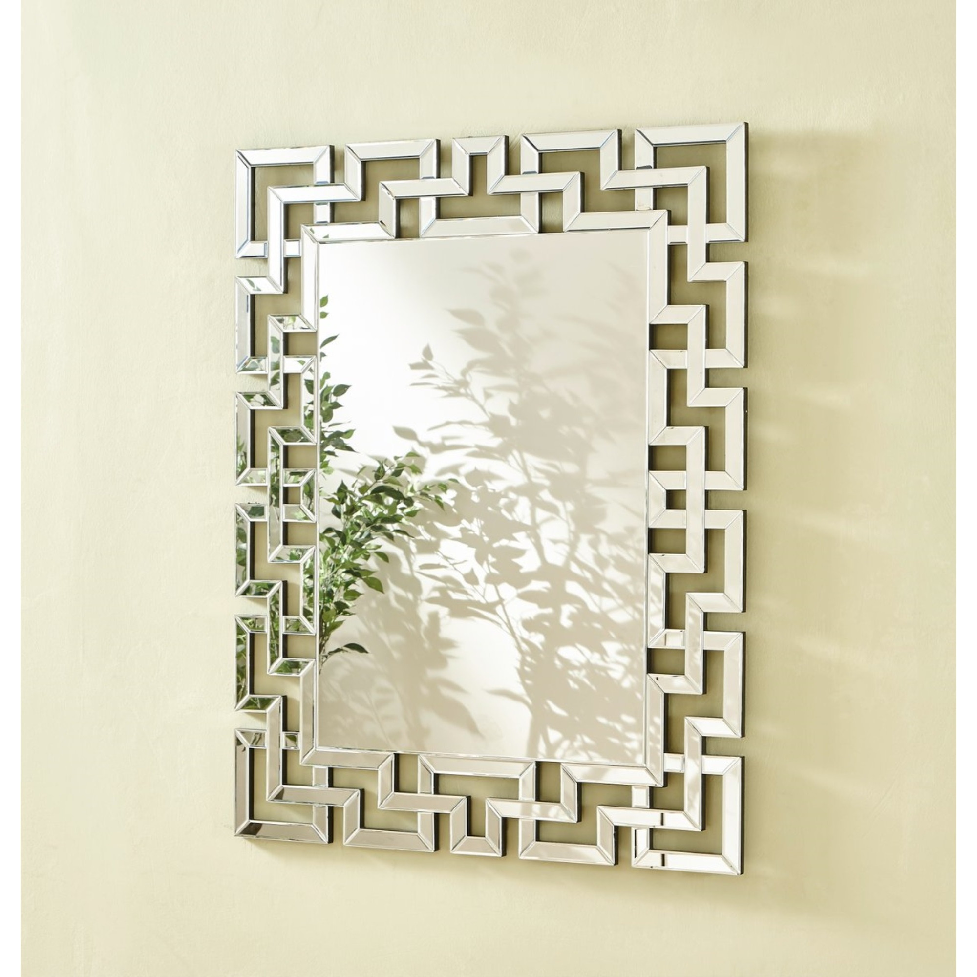 Sparkle 37.5 in. Contemporary Rectangle Mirror in Clear