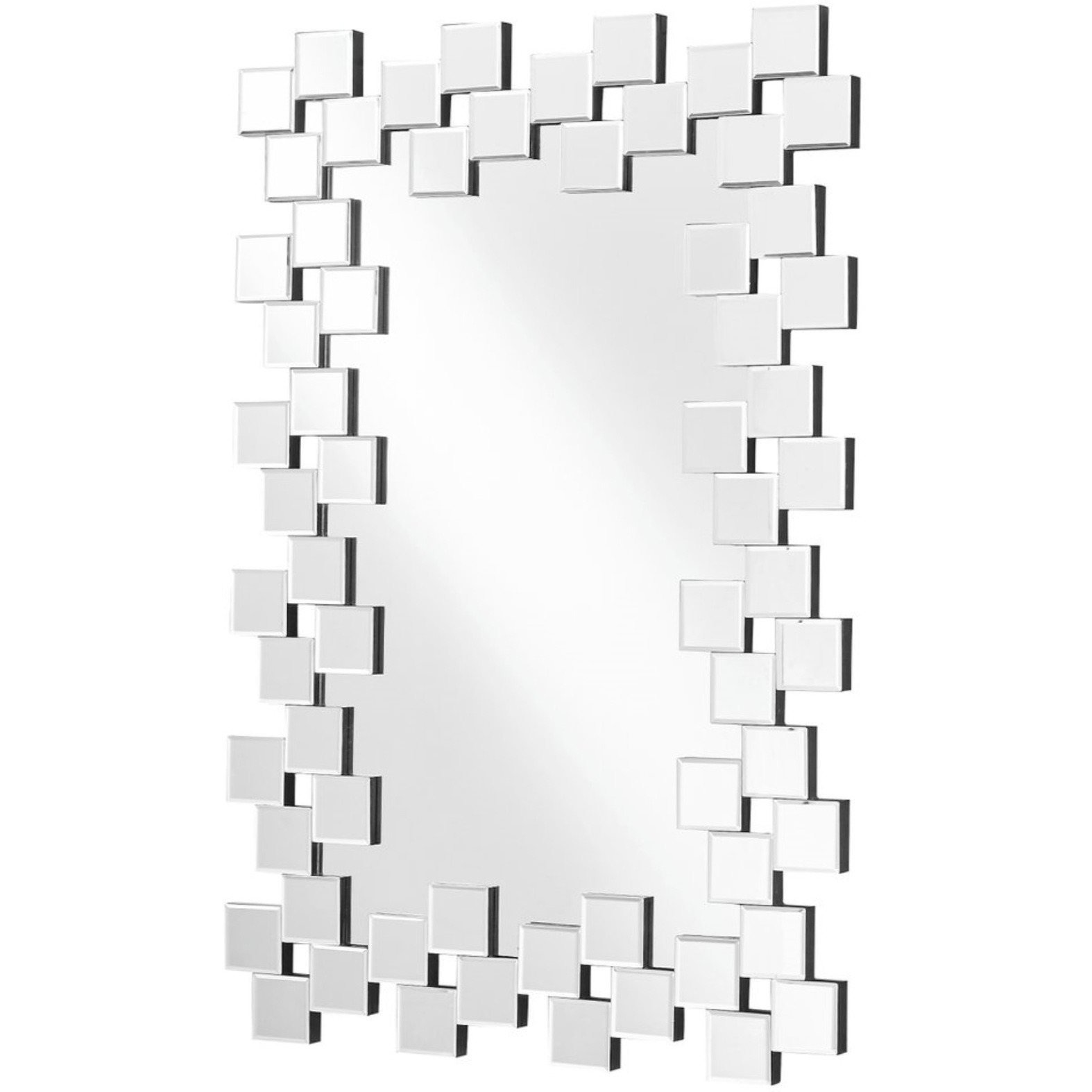 Sparkle 31.5 in. Contemporary Rectangle Mirror in Clear
