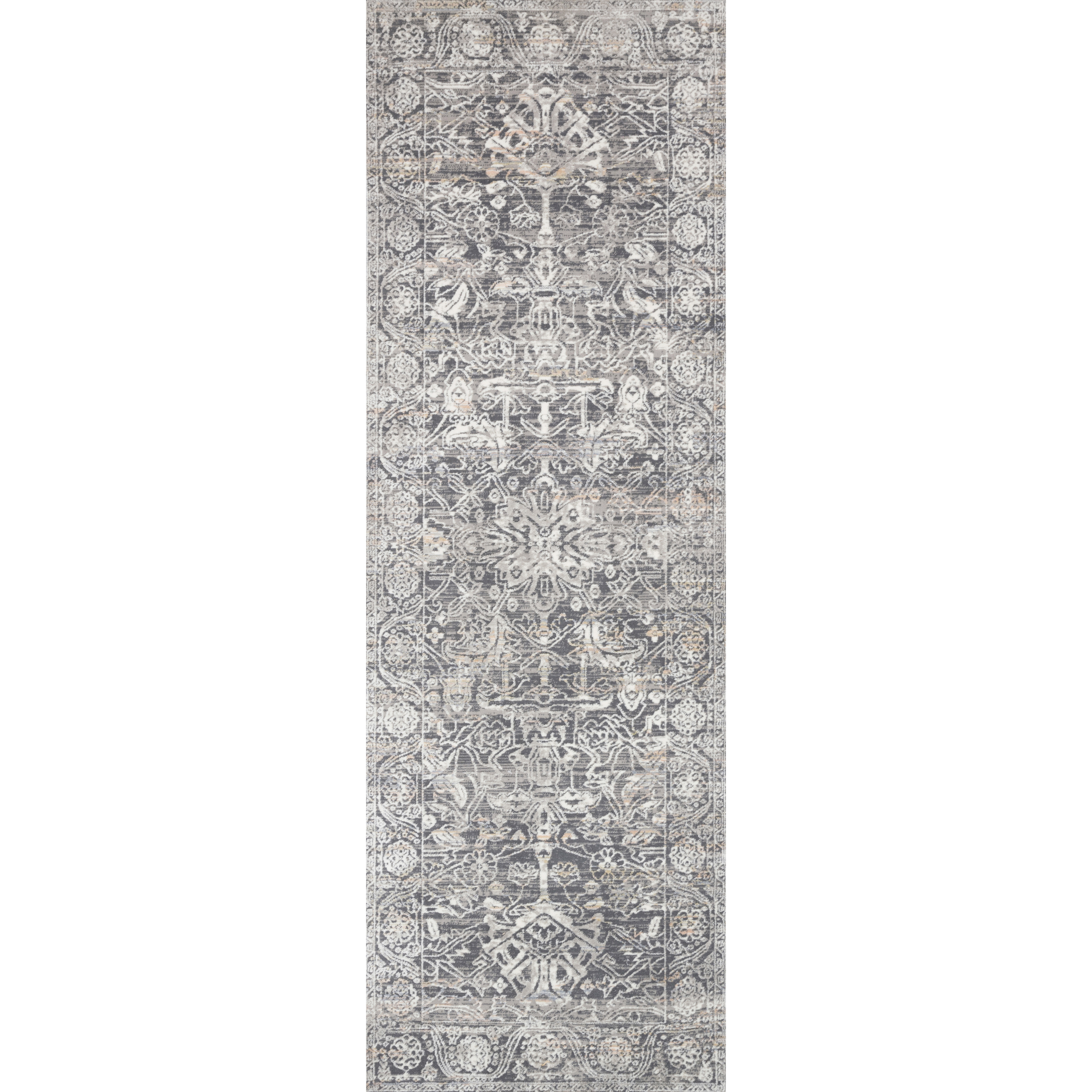 Lucia 6'-8" X 8'-8" Rug, Steel / Ivory
