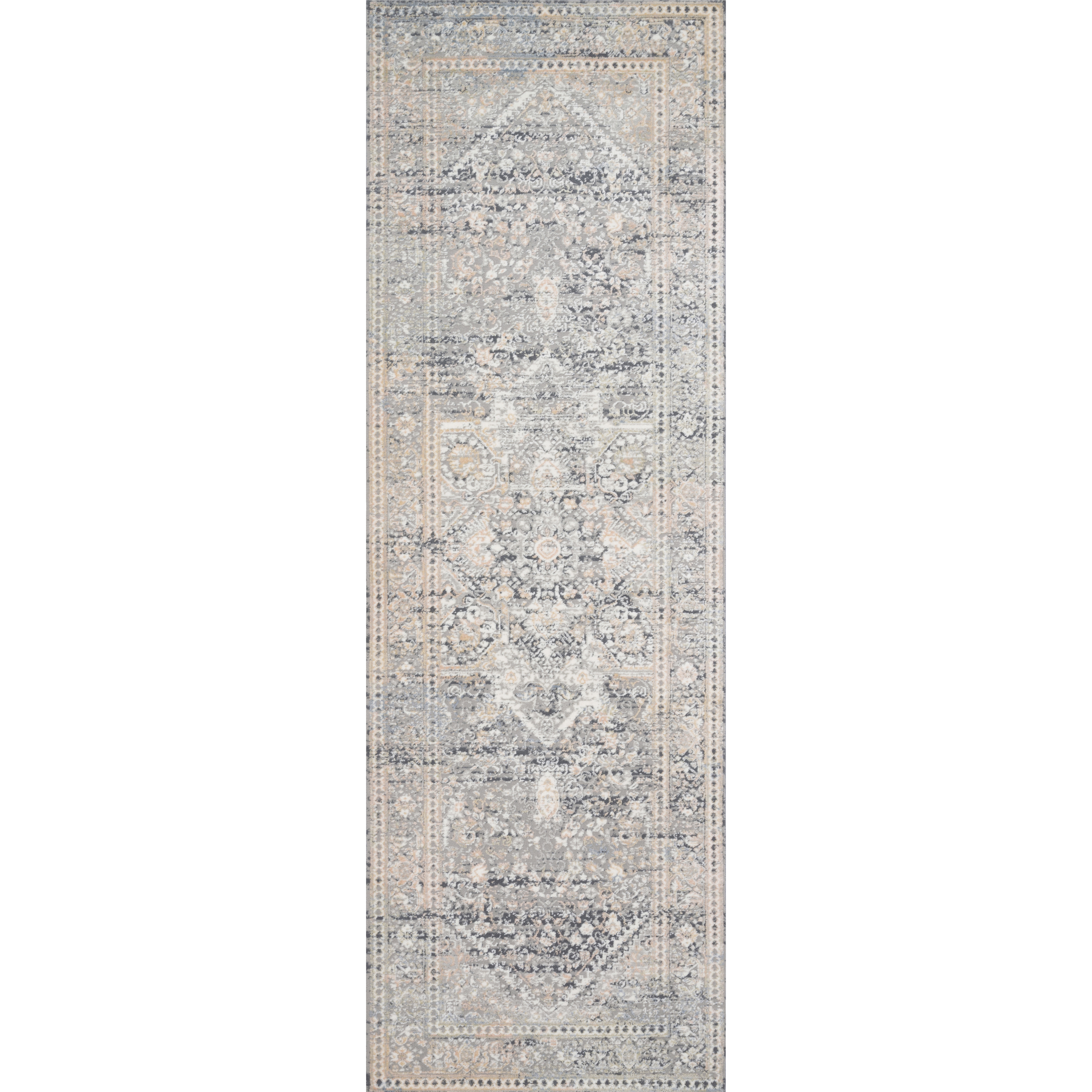 Lucia 2'-8" X 10' Rug, Grey / Sunset
