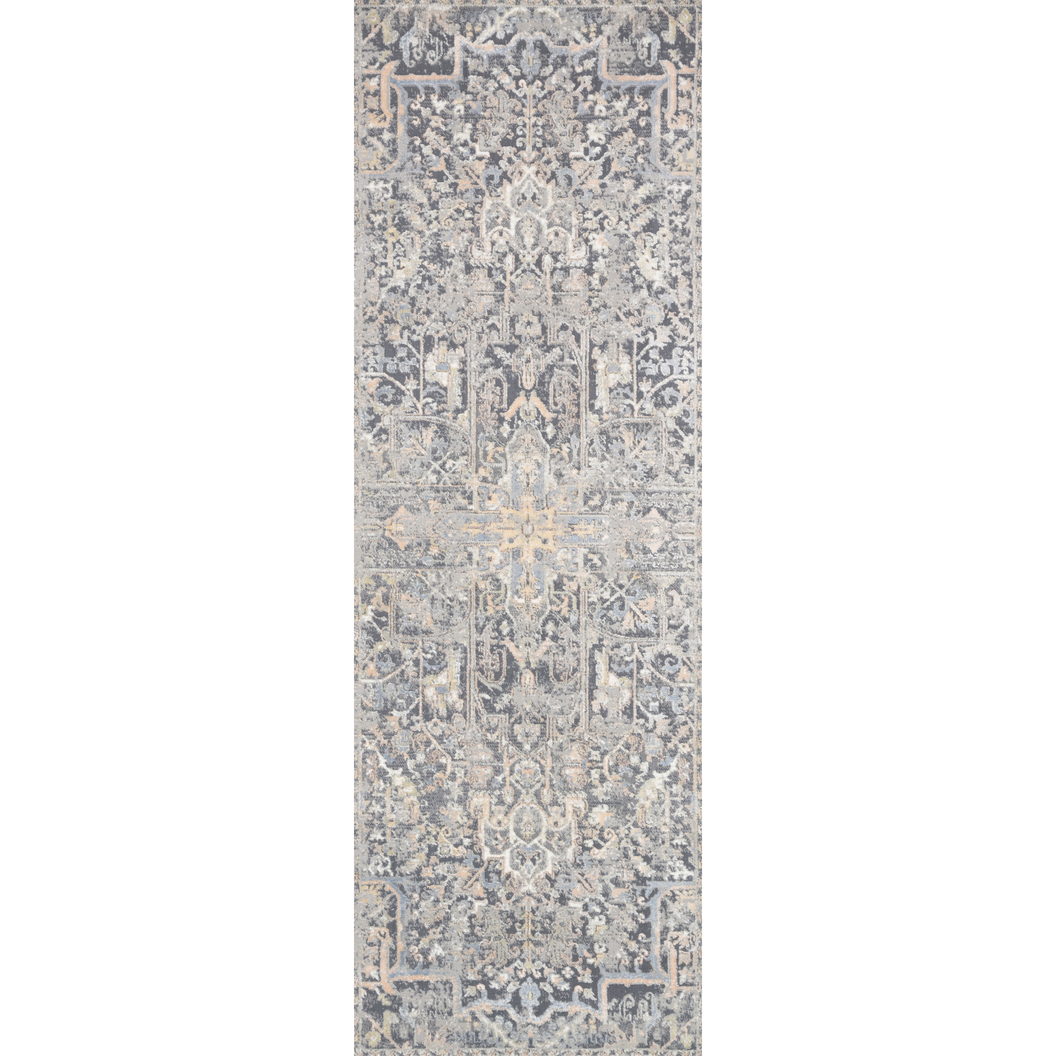 Lucia 2'-8" X 8' Rug, Charcoal / Multi