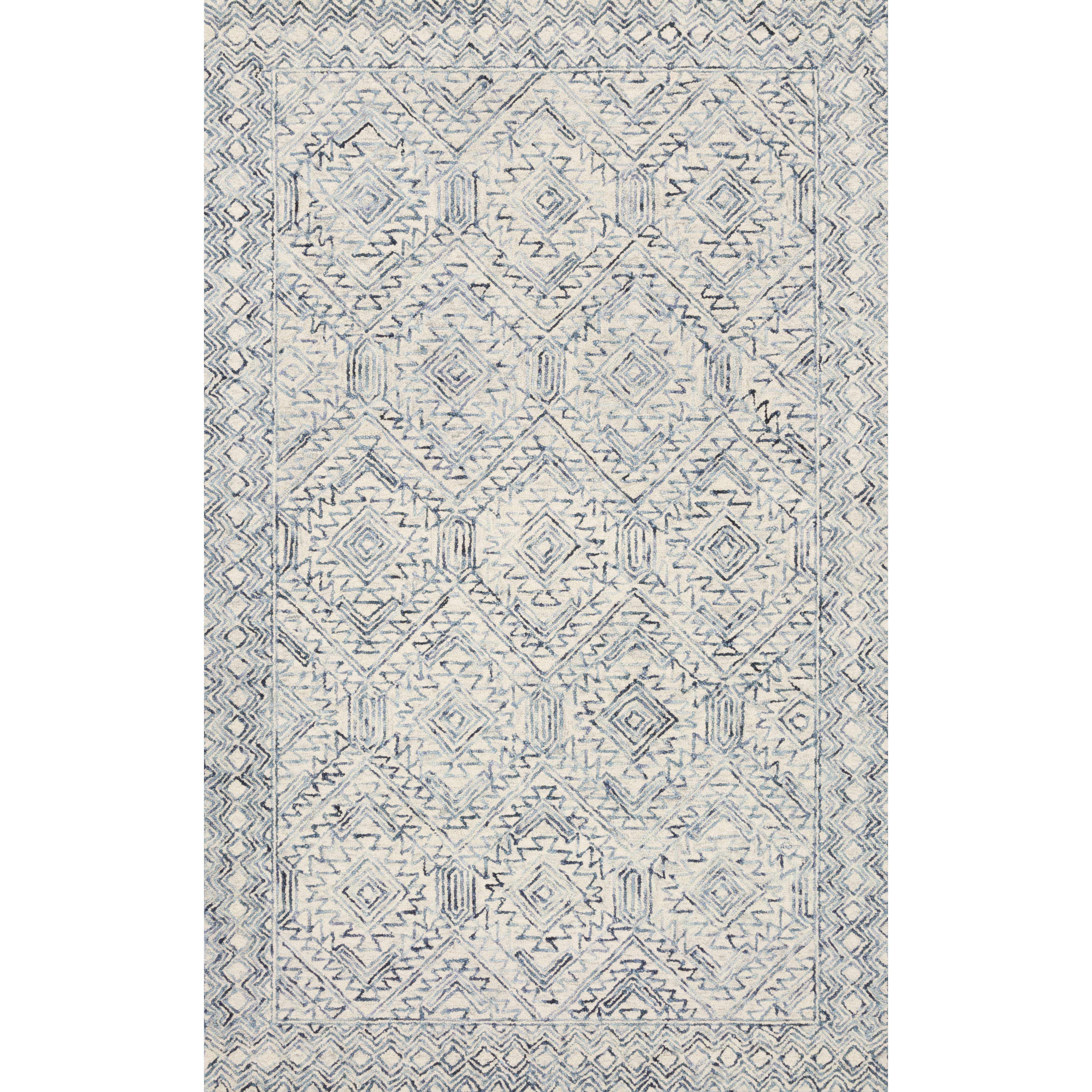 ZIVA 2'-3" x 3'-9",Color - BLUESTONE