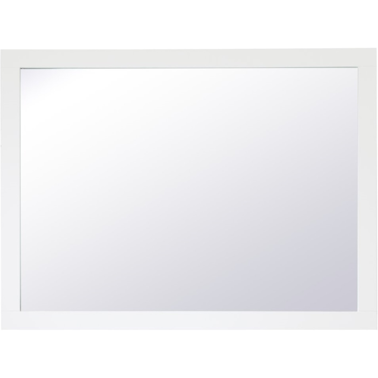 Aqua rectangle vanity mirror 48 inch in White