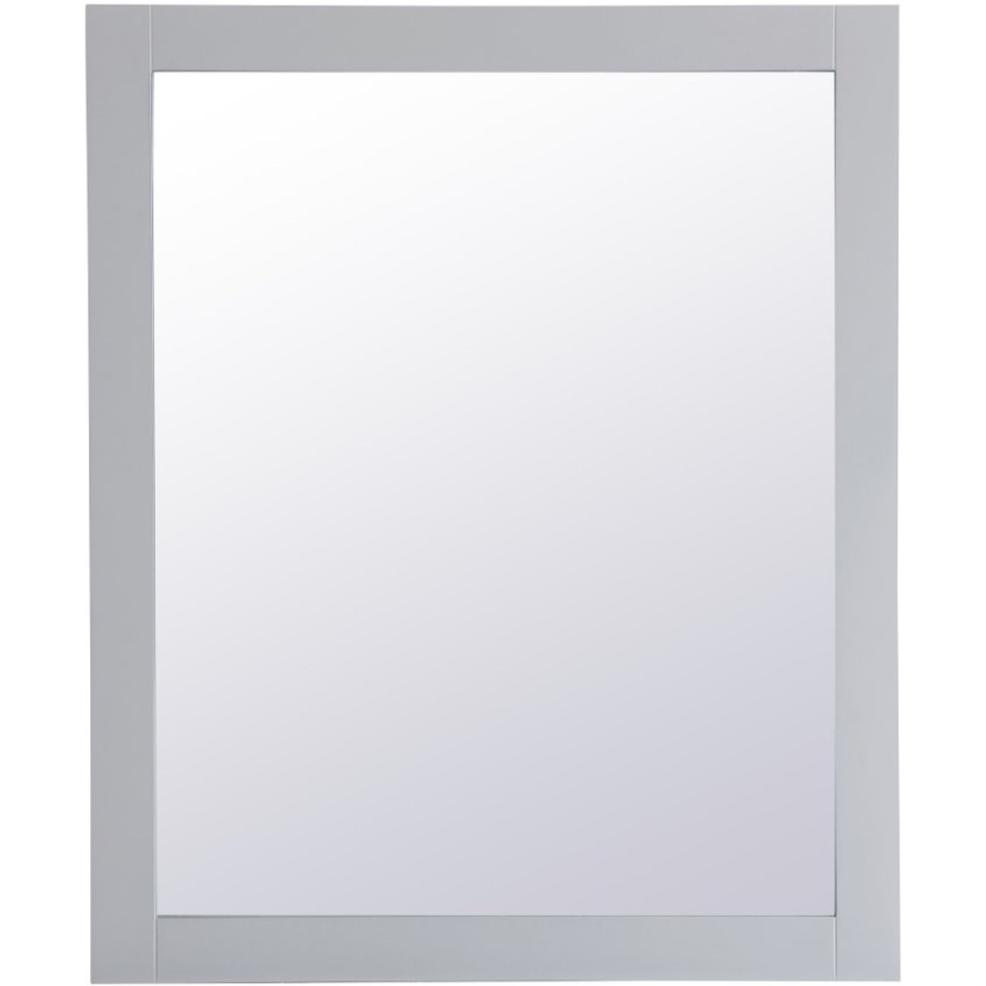 Aqua rectangle vanity mirror 30 inch in Grey