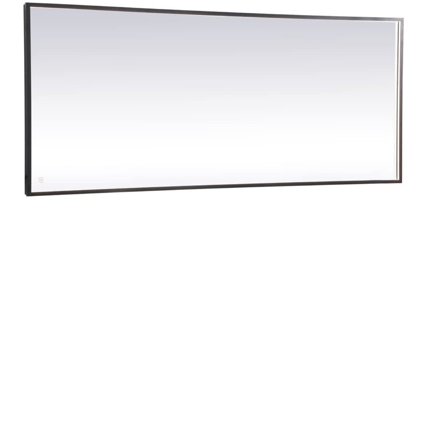 Pier 30x72 inch LED mirror with adjustable color temperature 3000K/4200K/6400K in black