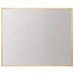 Aluminum Frame Square Mirror 30x36 In Gold