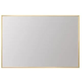 Aluminum Frame Rectangle Mirror 30x42 In Gold