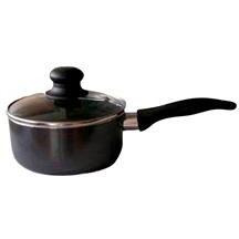 Bene Casa 6234082 Aluminum Saucepan  Black - 2 qt.