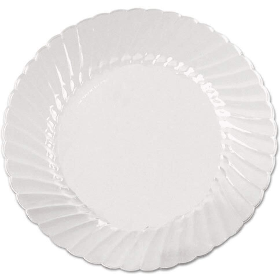 WNA WNACW9180 9 in. Classicware Plastic Plates  Clear