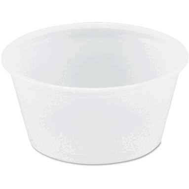 Solo Cups DCCP200N Polystyrene Portion Cups&44 Translucent.