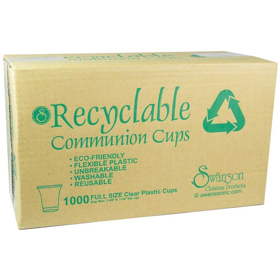 Swanson Christian Supply 112618 Communion Cup Recyclable & Reuseable&44 1.37 in.