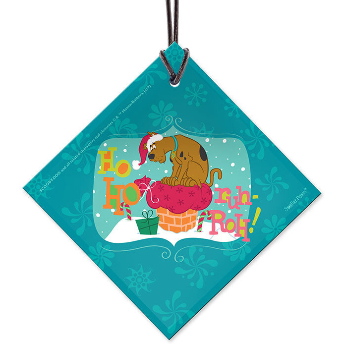 Trend Setters SPSQU1060 Scooby Doo Ho Ho Ruh-Roh Starfire Hanging Glass