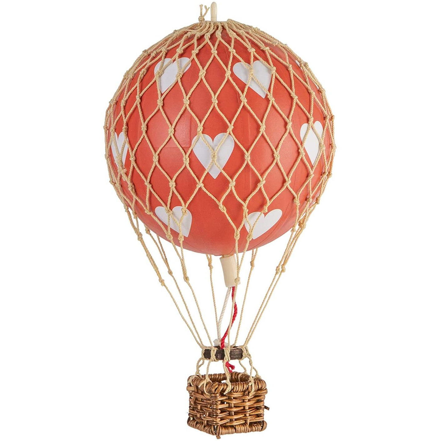 Authentic Models AP160RH Floating The Skies Heart Helium Balloon  Red