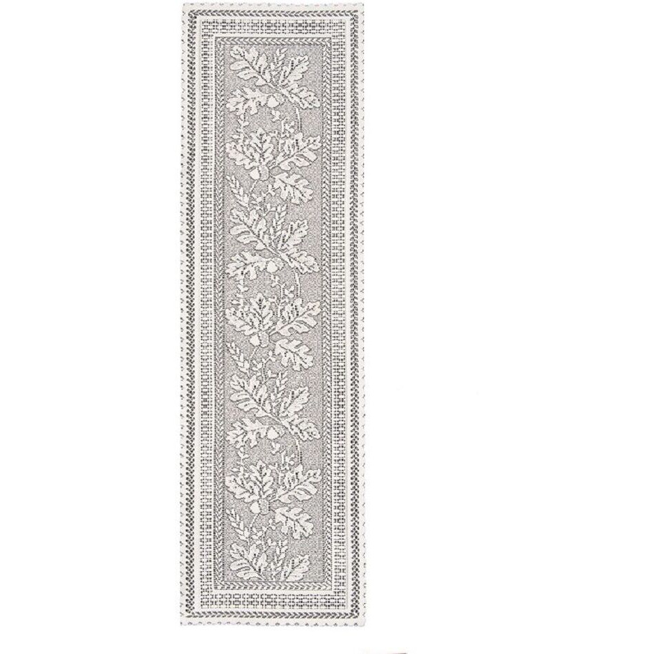 14 x 72 in. Oak Leaf Table Runner  Cafe