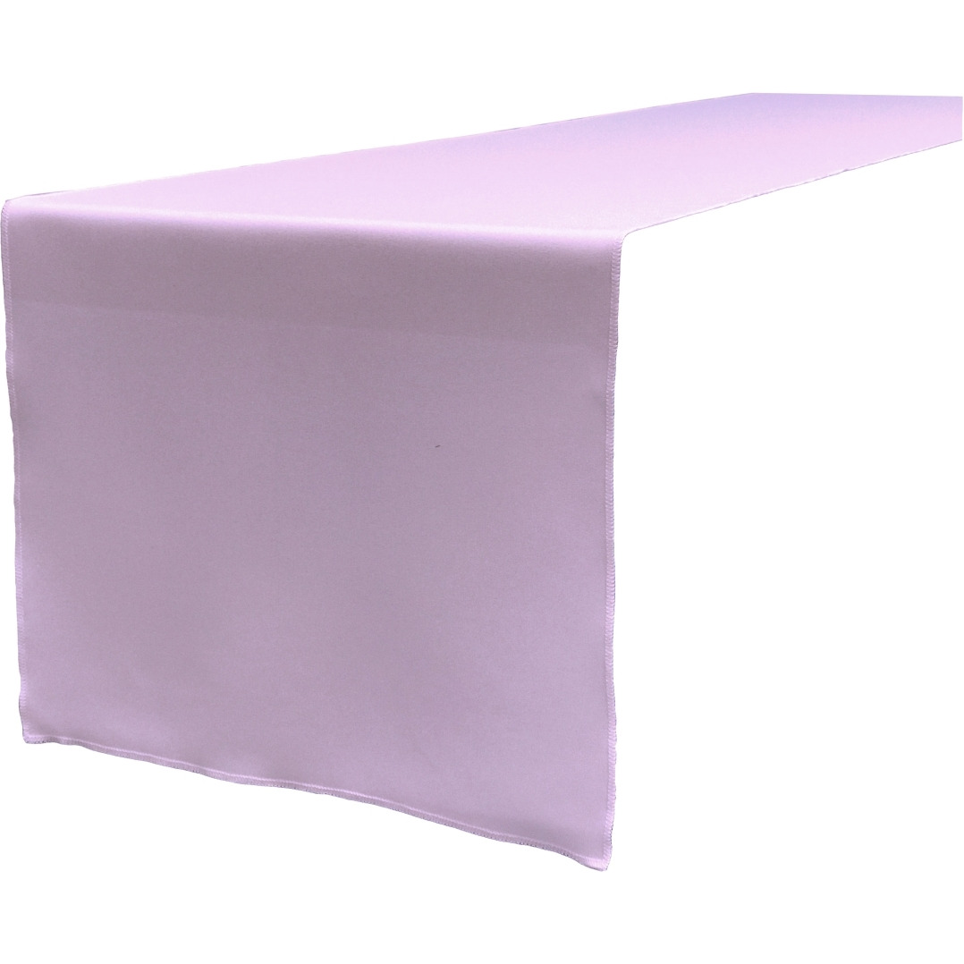 TCpop14x108-LilacP45 Polyester Poplin Table Runner  Lilac - 14 x 108 in.