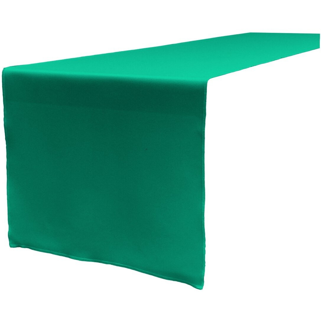 TCpop14x108-JadeP53 Polyester Poplin Table Runner  Jade - 14 x 108 in.