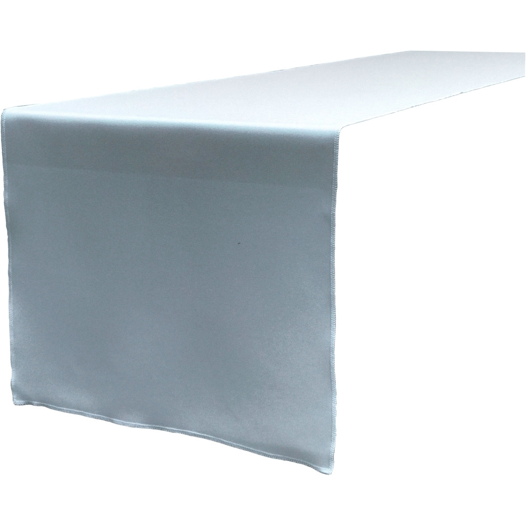 TCpop14x108-BlueLgtP18 Polyester Poplin Table Runner  Light Blue - 14 x 108 in.