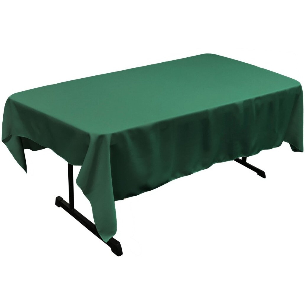 TCpop60x90-TealP43 Polyester Poplin Rectangular Tablecloth  Teal - 60 x 90 in.