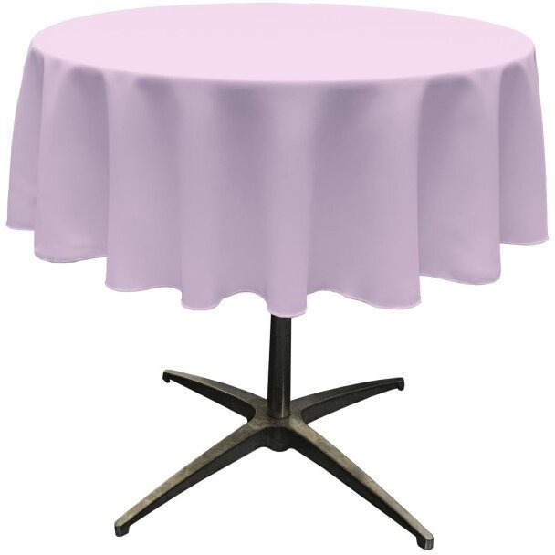 TCpop51R-LilacP45 Polyester Poplin Tablecloth  Lilac - 51 in. Round