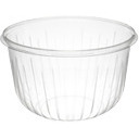 64 oz Round Plas Bowl  Clear