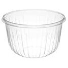 64 oz Round Plas Bowl  Clear