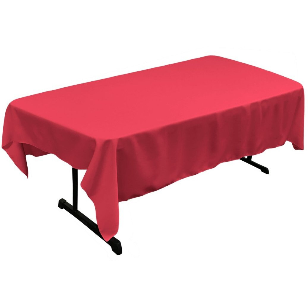 TCpop60x90-FuchsiaP49 Polyester Poplin Rectangular Tablecloth  Fuchsia - 60 x 90 in.