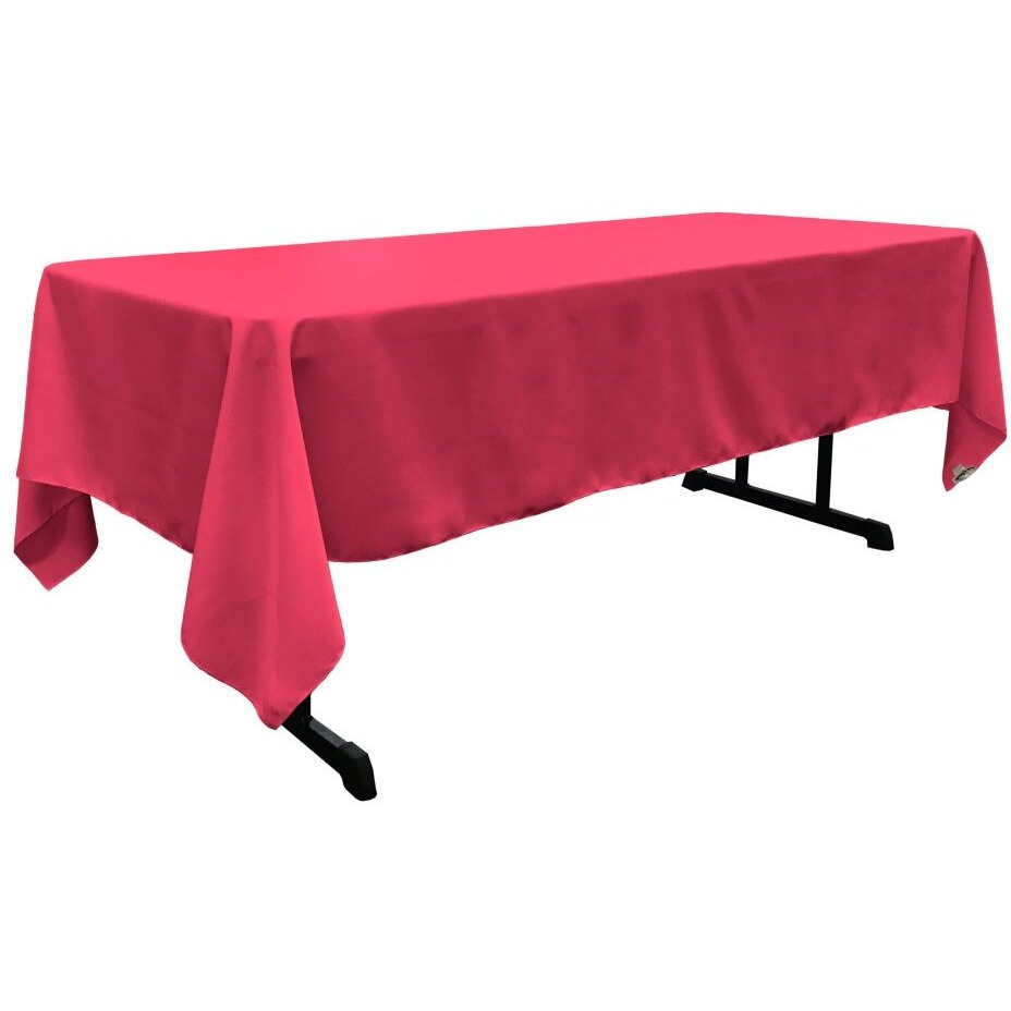 TCpop60x108-FuchsiaP49 Polyester Poplin Rectangular Tablecloth  Fuchsia - 60 x 108 in.
