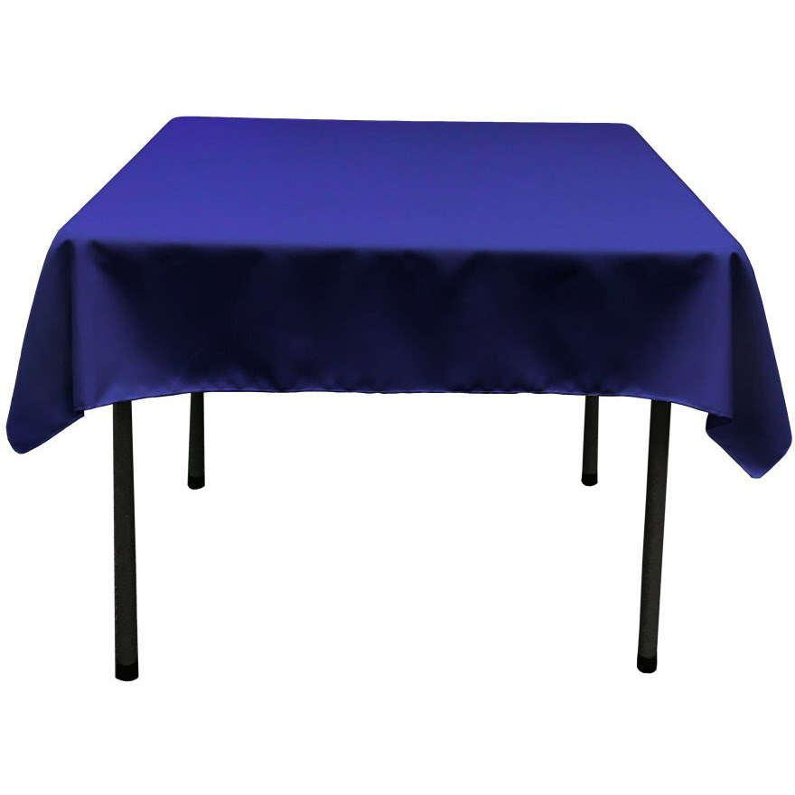 TCpop52x52-RoyalP50 Polyester Poplin Square Tablecloth  Royal - 52 x 52 in.