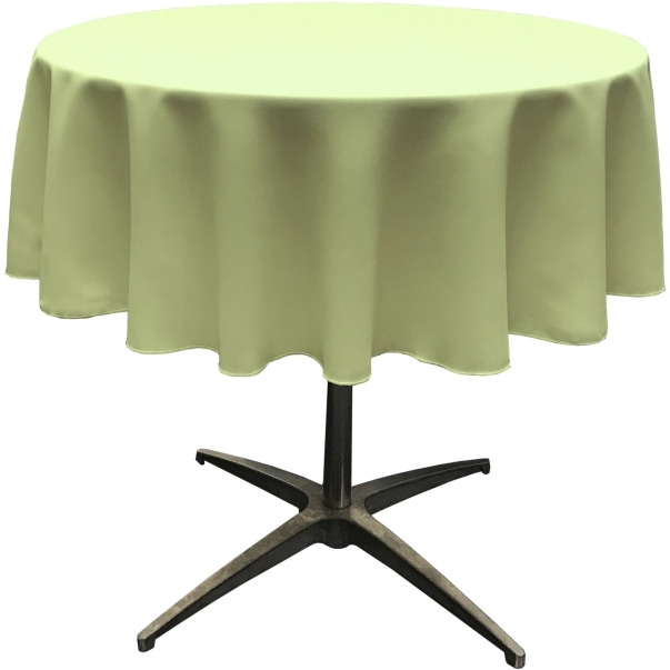 TCpop58R-SageP19 Polyester Poplin Tablecloth  Sage - 58 in. Round