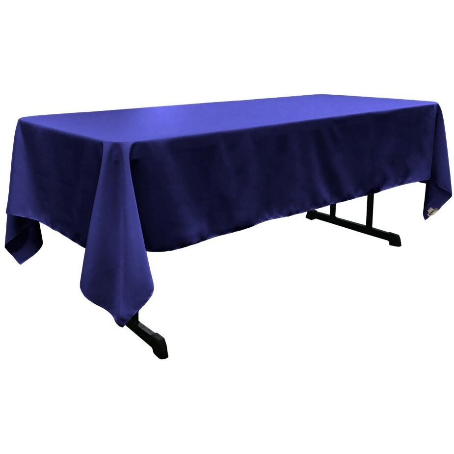 TCpop60x108-RoyalP50 Polyester Poplin Rectangular Tablecloth  Royal - 60 x 108 in.