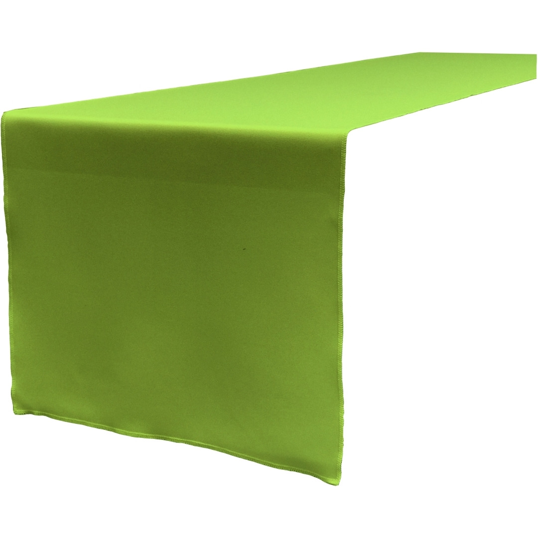 TCpop14x108-LimeP84 Polyester Poplin Table Runner  Lime - 14 x 108 in.
