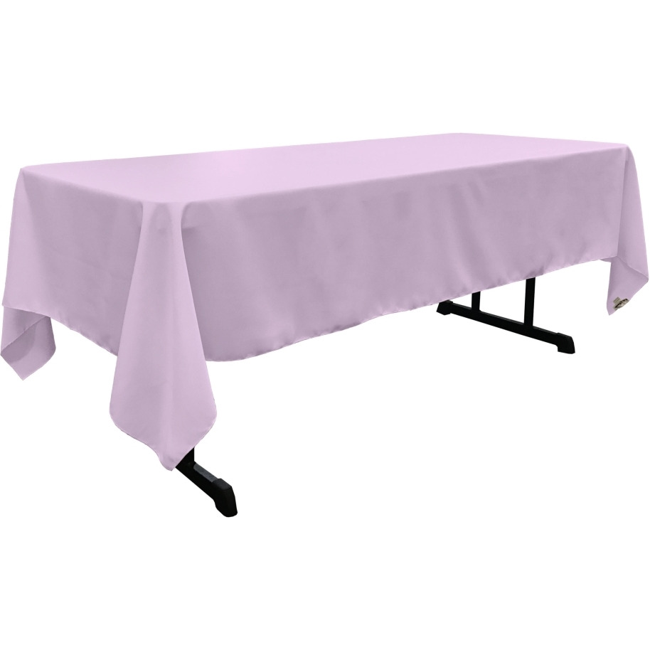 TCpop60x108-LilacP45 Polyester Poplin Rectangular Tablecloth  Lilac - 60 x 108 in.