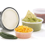 FAB Portion Cup Lids Fits 1.5-2.5 oz Cups  Clear
