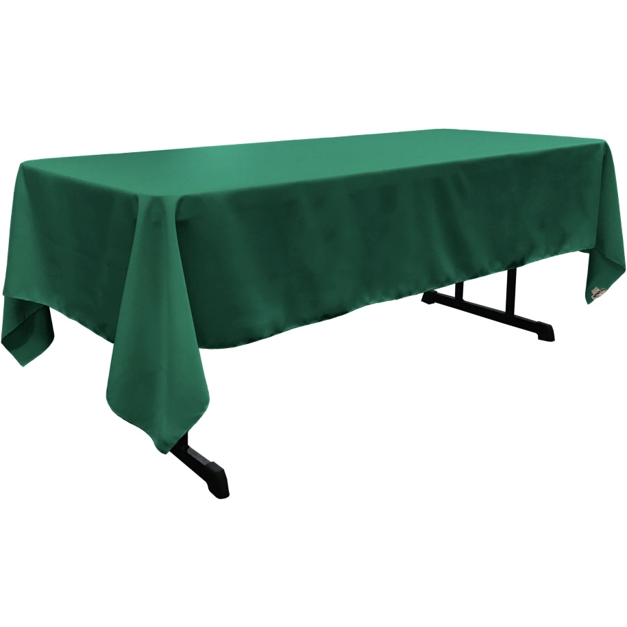 TCpop60x120-TealP43 Polyester Poplin Rectangular Tablecloth  Teal - 60 x 120 in.
