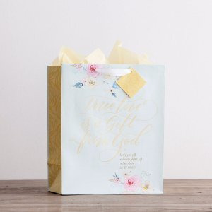Gift Bag-Specialty-True Love Is A Gift-James 1-17 KJV  Large